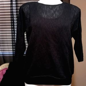 Calvin Klein. Black top. S.